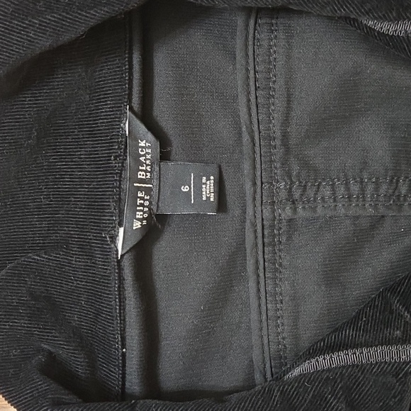 White House Black Market Black Utility Jacket/ Size 6 - Picture 6 of 6